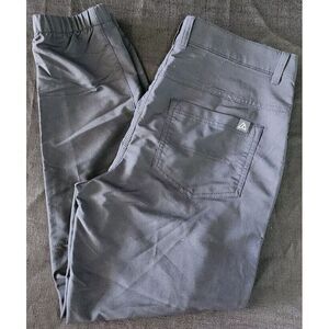 Alpine Mens Hiking Pants‎ 34 Gray Joggers Taper Leg Modern Fit NWOT